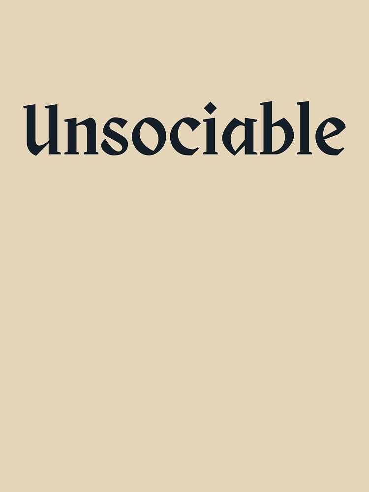 Unsociable by Tolkienian