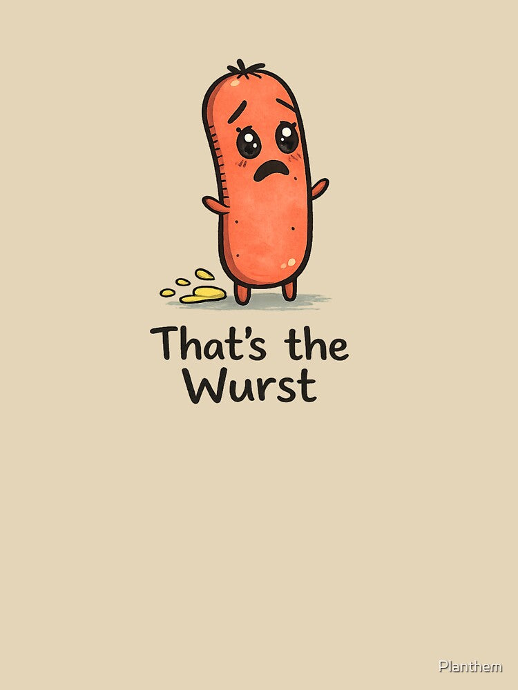 That’s the Wurst Cute Bratwurst Sausage Pun by Planthem