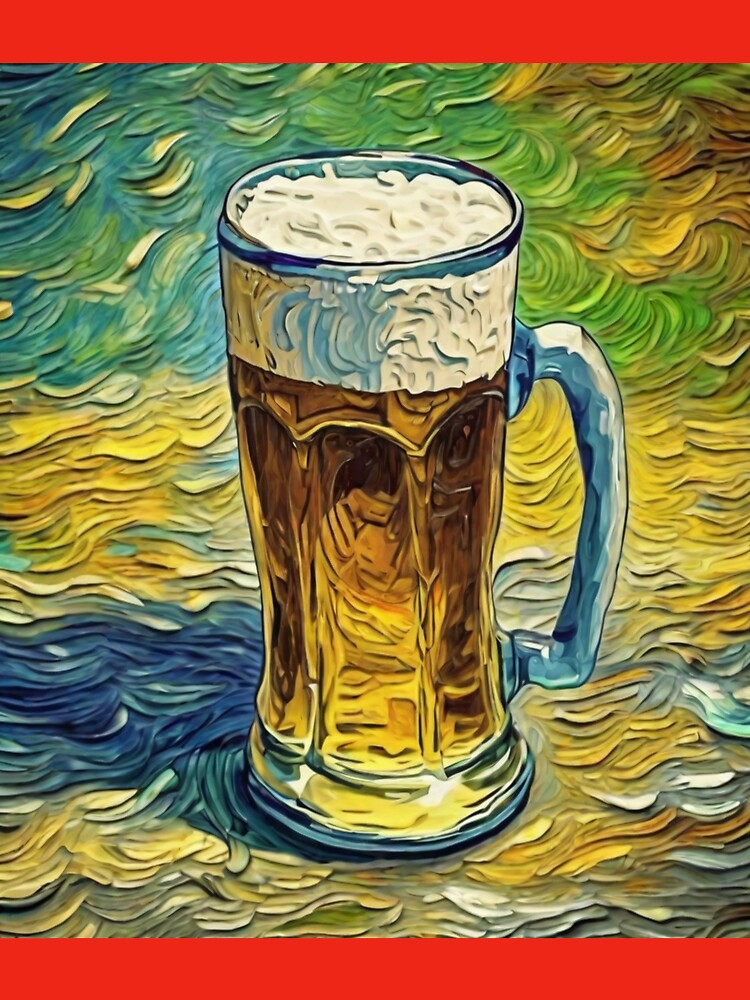 "Refreshing Brew: A Captivating Mug of Beer" by Artisticanvas