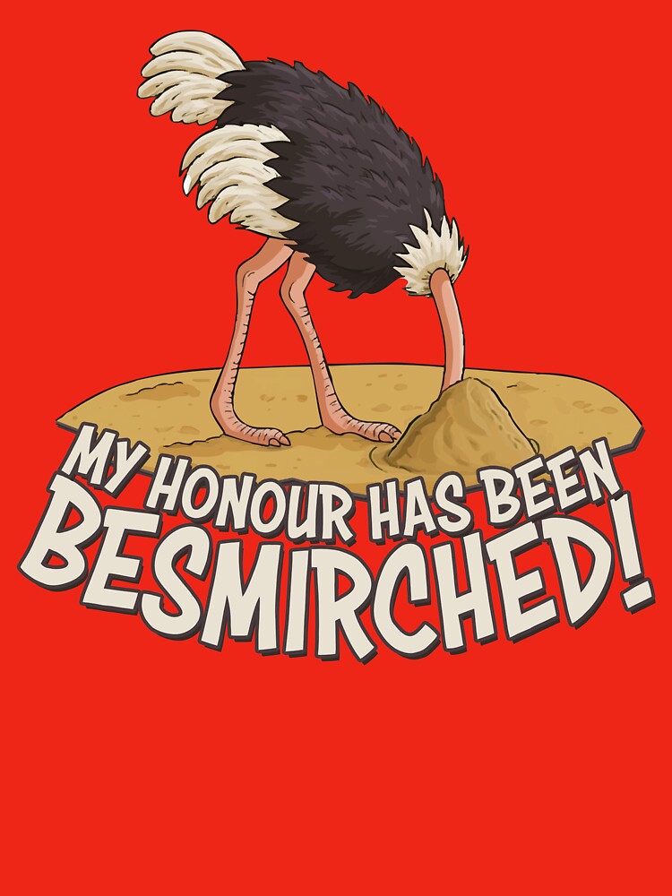 Office Life - Head in the sand - My honour has been besmirched! by Scott Black