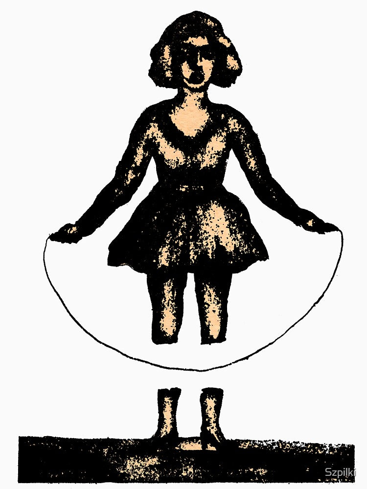 Girl With Skipping Rope by Szpilki