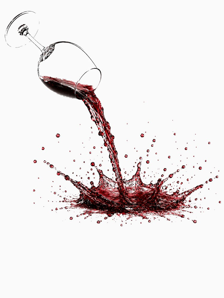 Perfect Red Wine Spill Art by Perfect Spill