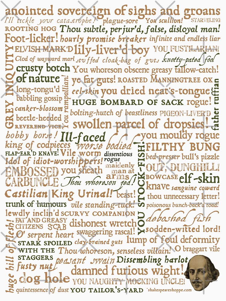 Shakespeare's Insults Collection - Revised Edition (by incognita) by Styled Vintage