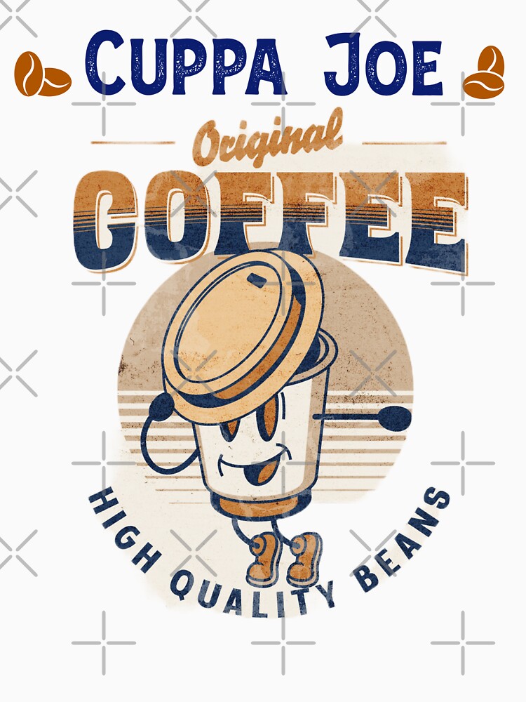 Retro Cuppa Joe Original Coffee by BeansHotTees