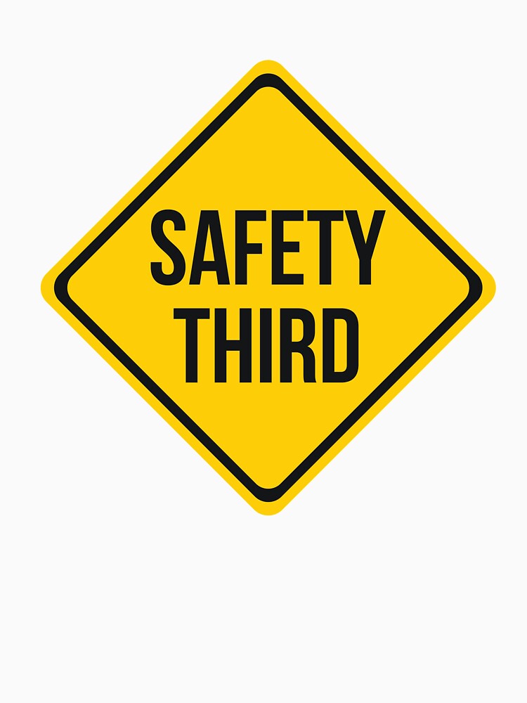 Safety Third Road Sign Joke by RedYolk