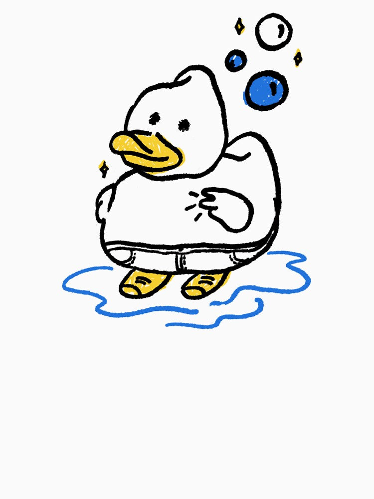 Embarrassed Duck by RedsStickerShop