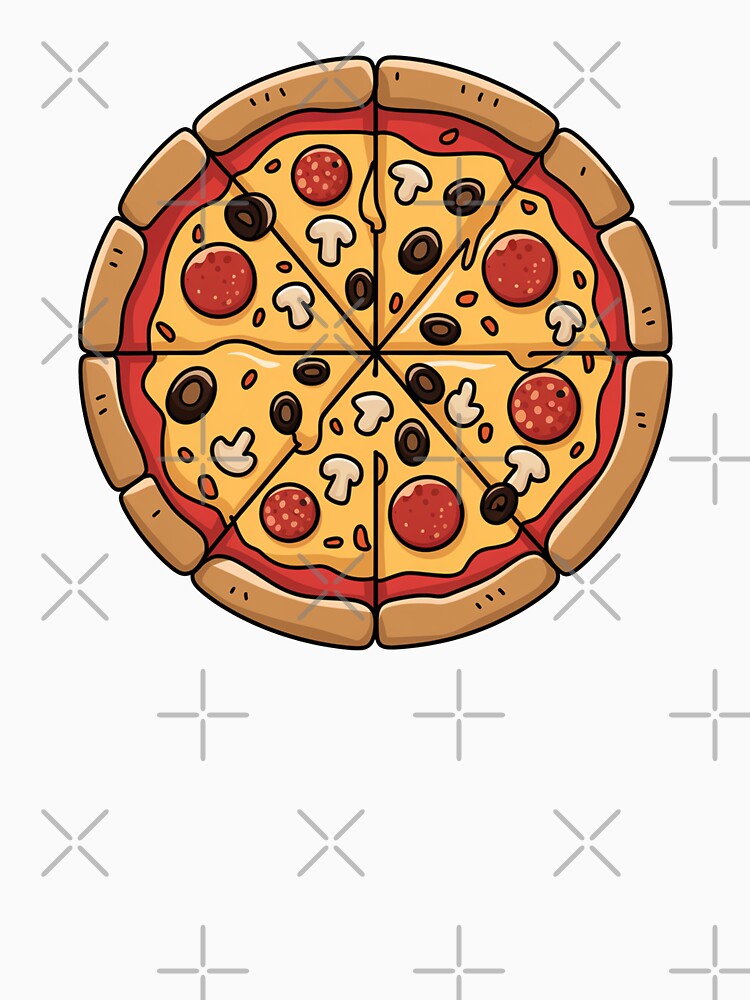 Delicious Sliced Pizza with Toppings by MonkiFlipp