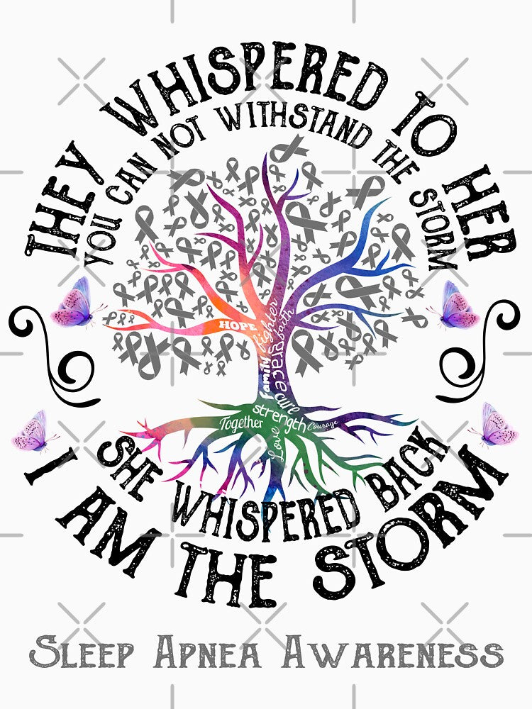 Sleep Apnea Awareness - Sleep Apnea Warrior I Am The Storm by RunningShop