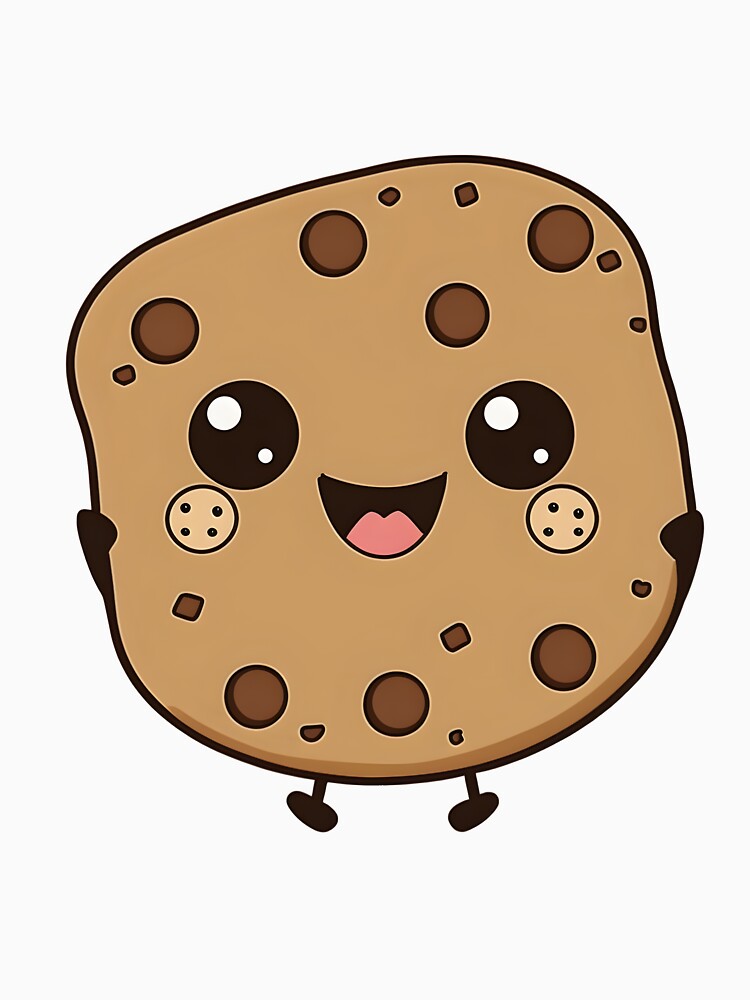 adorable chocolate chip cookie - kawaii by R.L cases and stickers