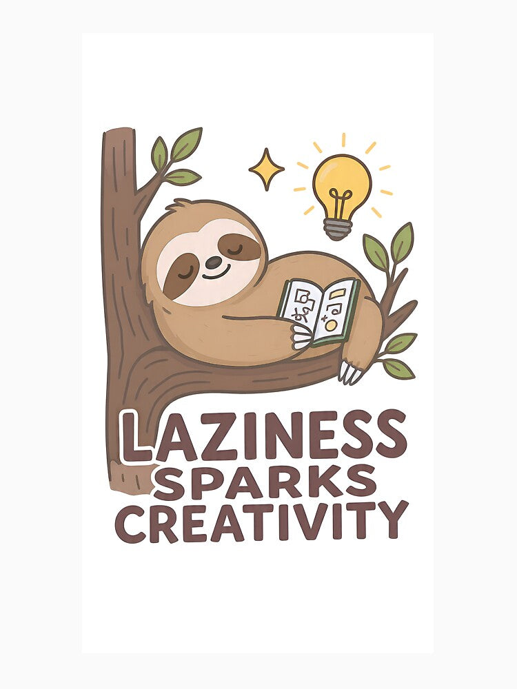 Cute Sloth Relaxing by Print75