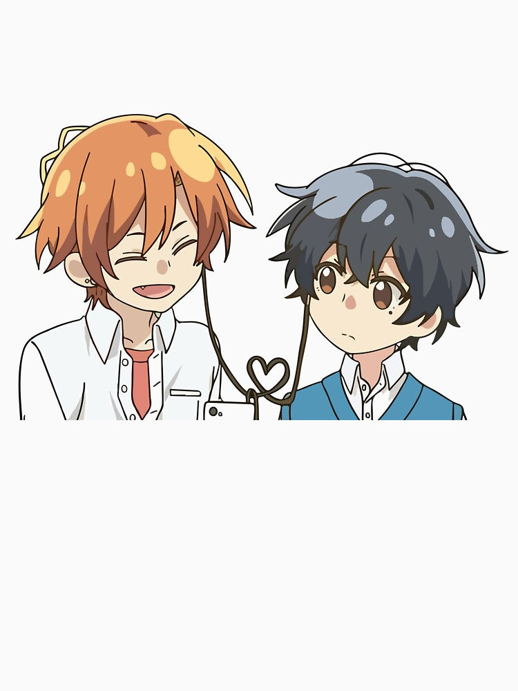 Sasaki and Miyano chibi anime by BrownHorse90s
