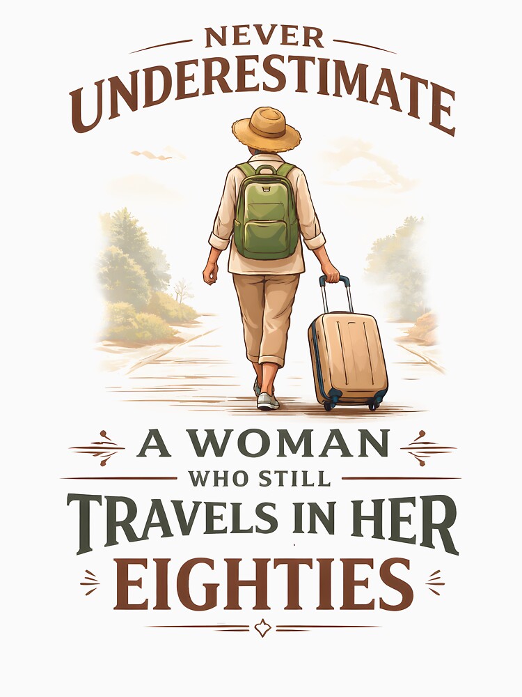 Never Underestimate a Woman who Still Travels in her 80's by JODYSMORGAN
