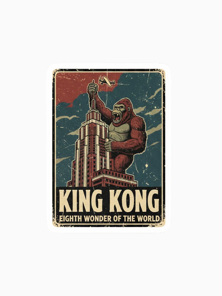 Retro Vintage King Kong by Atlasstor