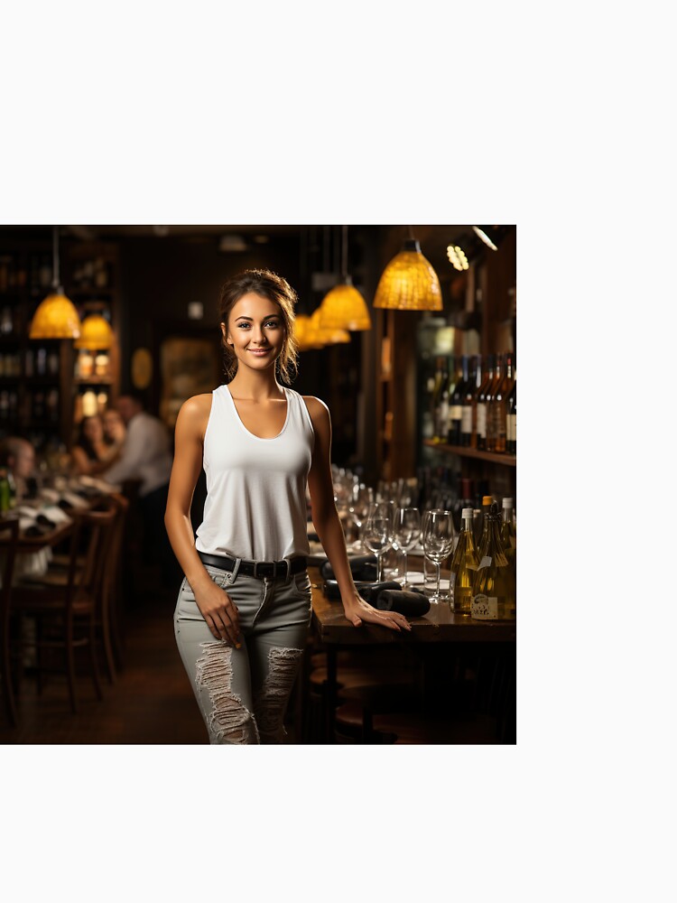 Sommelier Explaining Wine for Upscale Restaurant by TheBrainArt