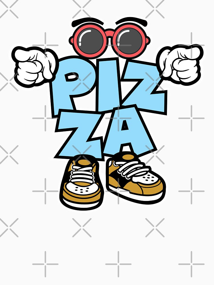 Comic of the word PIZZA pointing at you by NFTWords