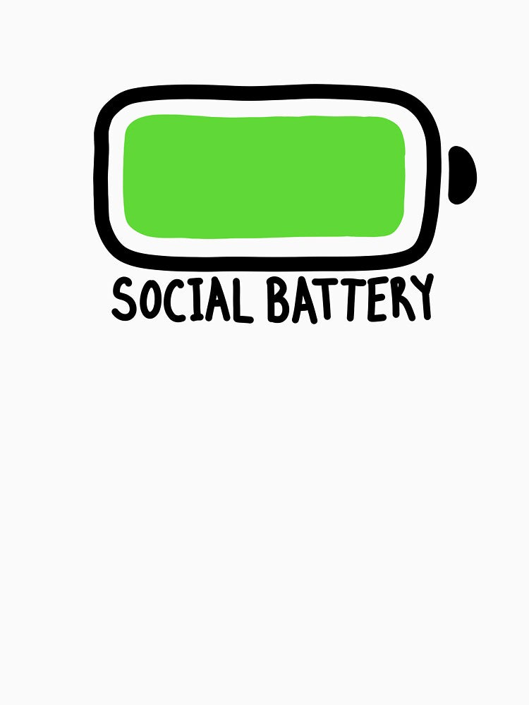 Full Social Battery by mairsaydraws