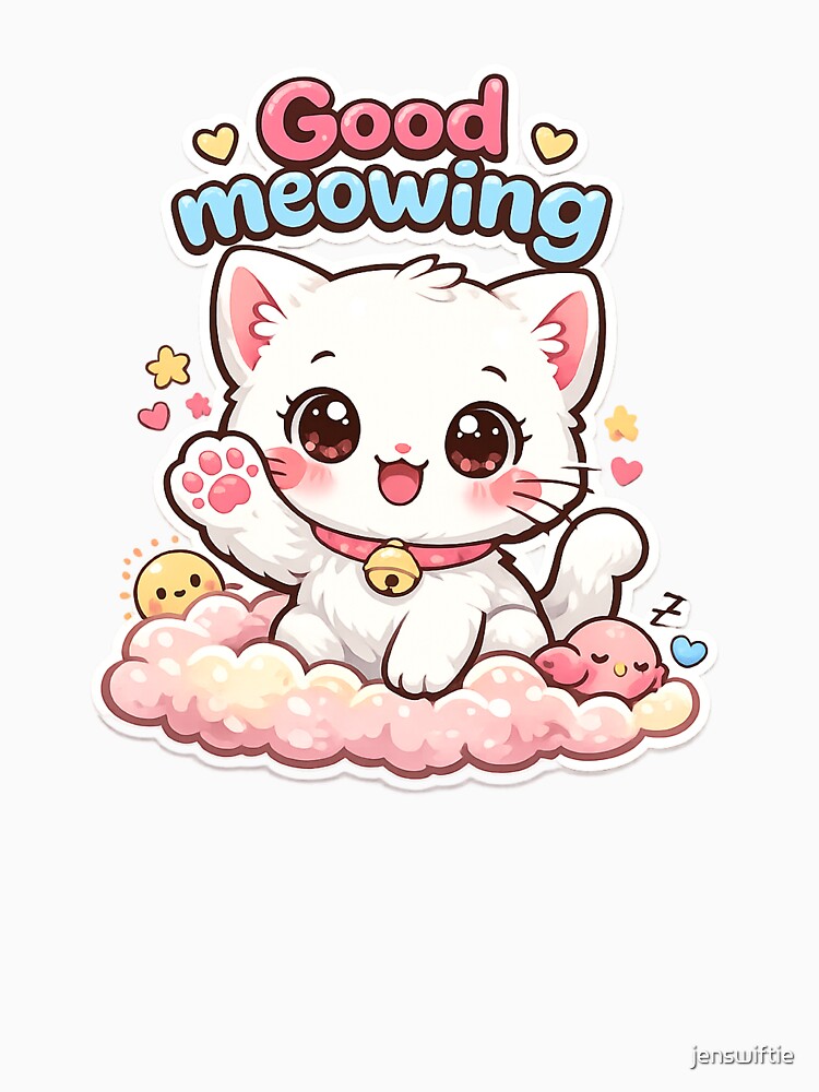 Kawaii cat by jenswiftie