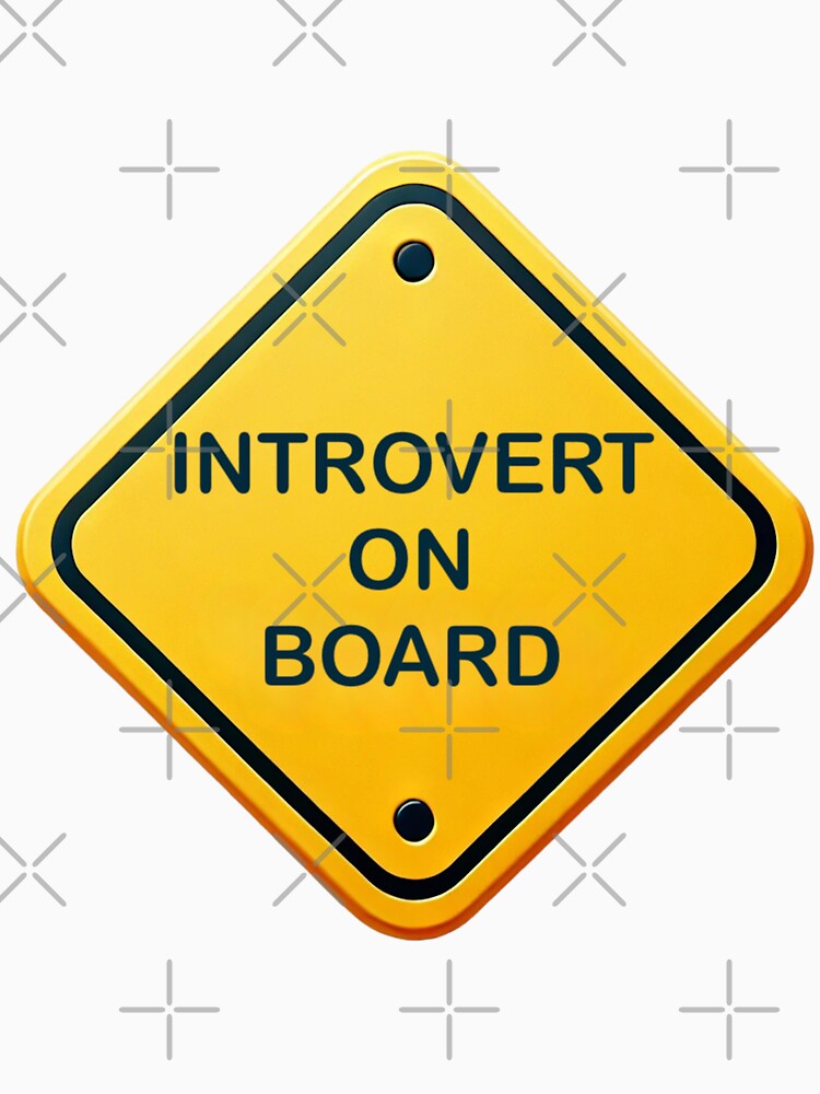 Introvert on Board Sign by IskandarDesigns