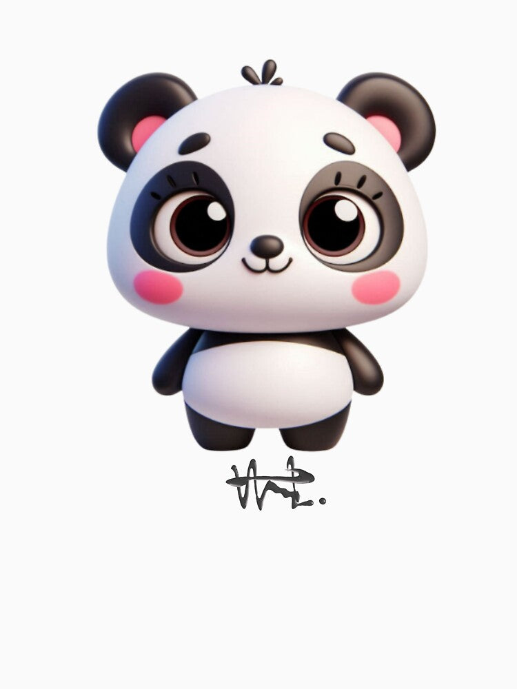 Cute Kawaii Panda in a minimalist style by MagicalLoveShop