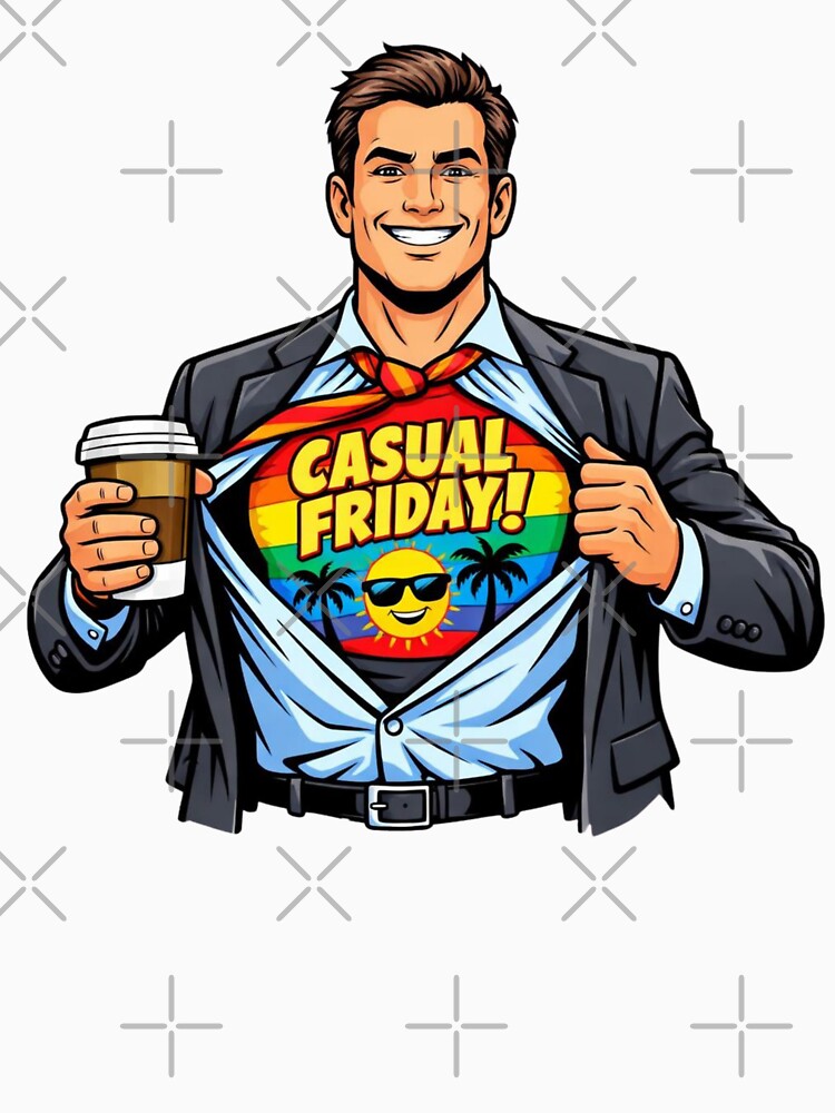 Casual Friday Hero – Comic Style Office Worker by MagicMicki