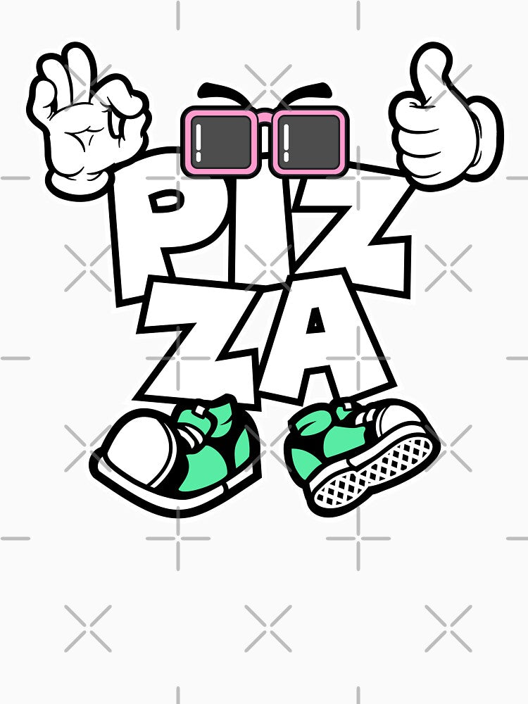 Comic of the word PIZZA grateful by NFTWords