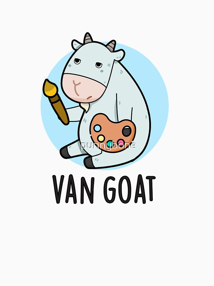 Van Goat Funny Artist Pun by punnybone