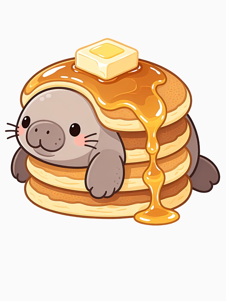 Pancake manatee by Kimicute