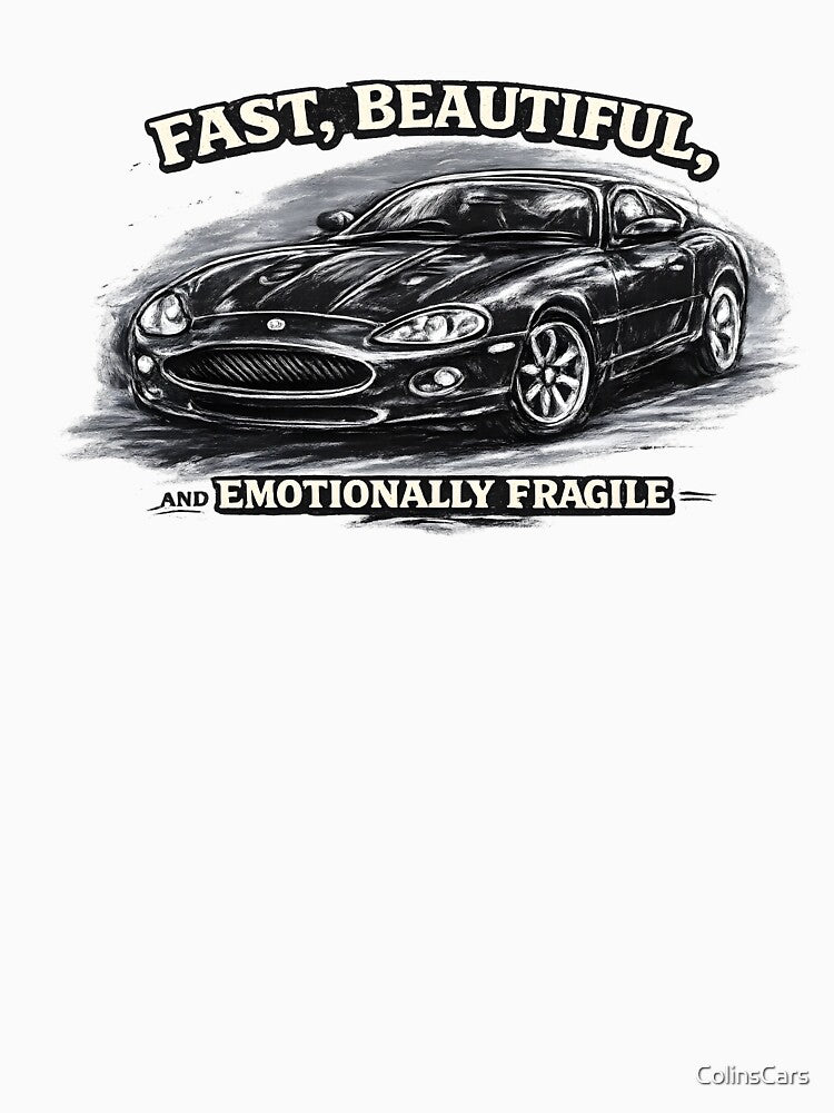 Fast, Beautiful, and Emotionally Fragile – Jaguar XKR Chalk Art by ColinsCars