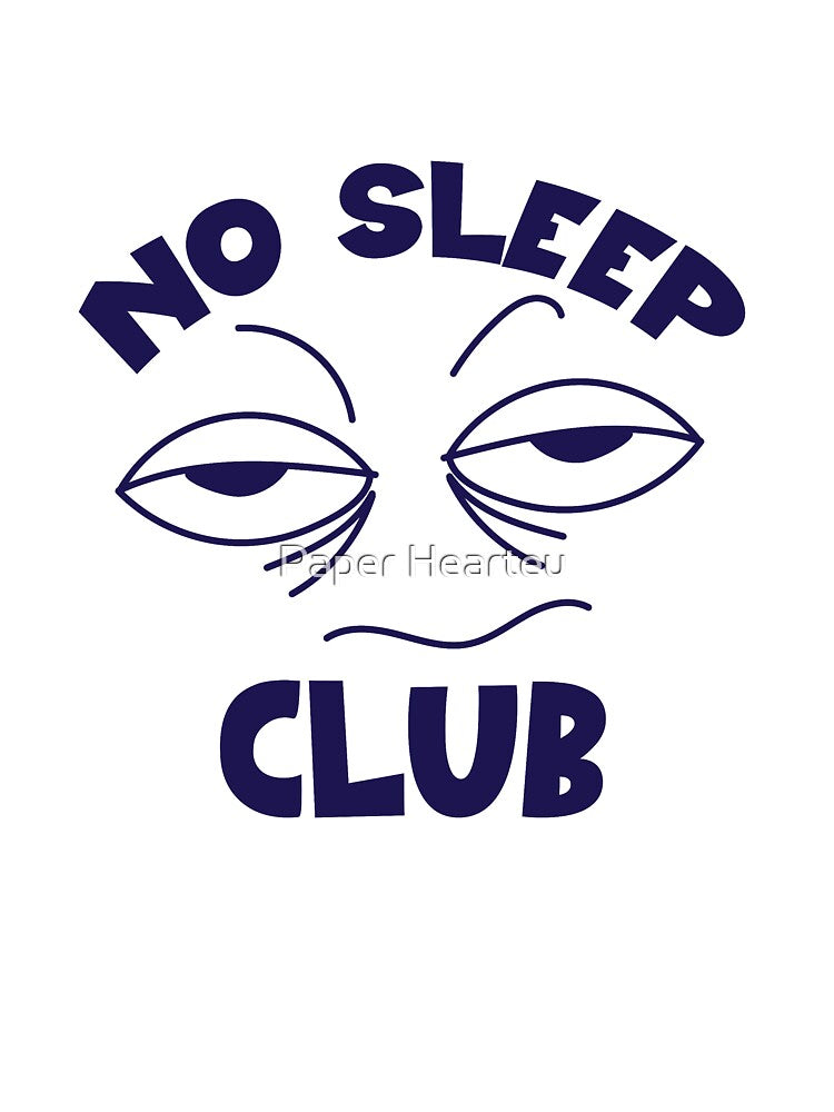 No Sleep Club Hoodie by Paper Hearteu