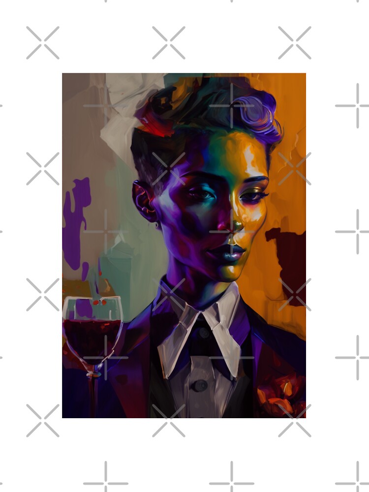 LGBT Wine Sommelier Pride Wine Enthusiast by Alper Billik