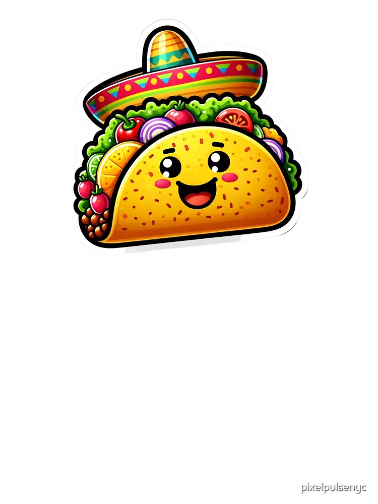 Taco Fiesta Friend by pixelpulsenyc