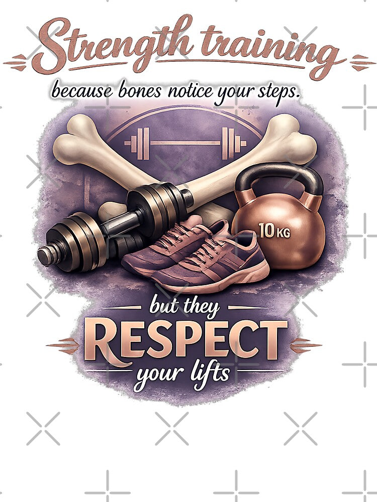 Strength Training Because Bones Respect Your Lifts by WeirdlyFitCo