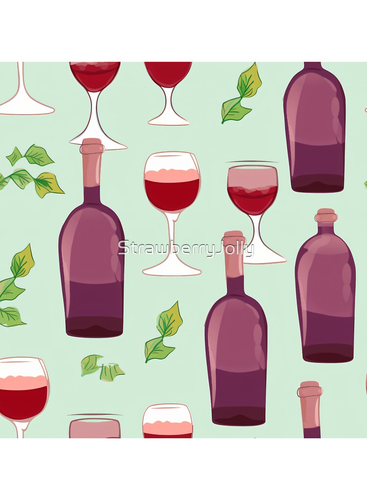 Red wine pouring into a glass from an elegant bottle. by StrawberryJolly