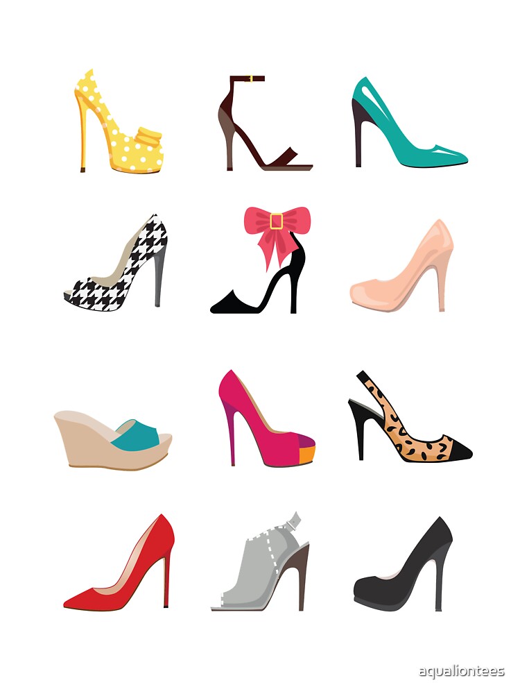 Fashion High Heel Shoes and More Shoes! by aqualiontees