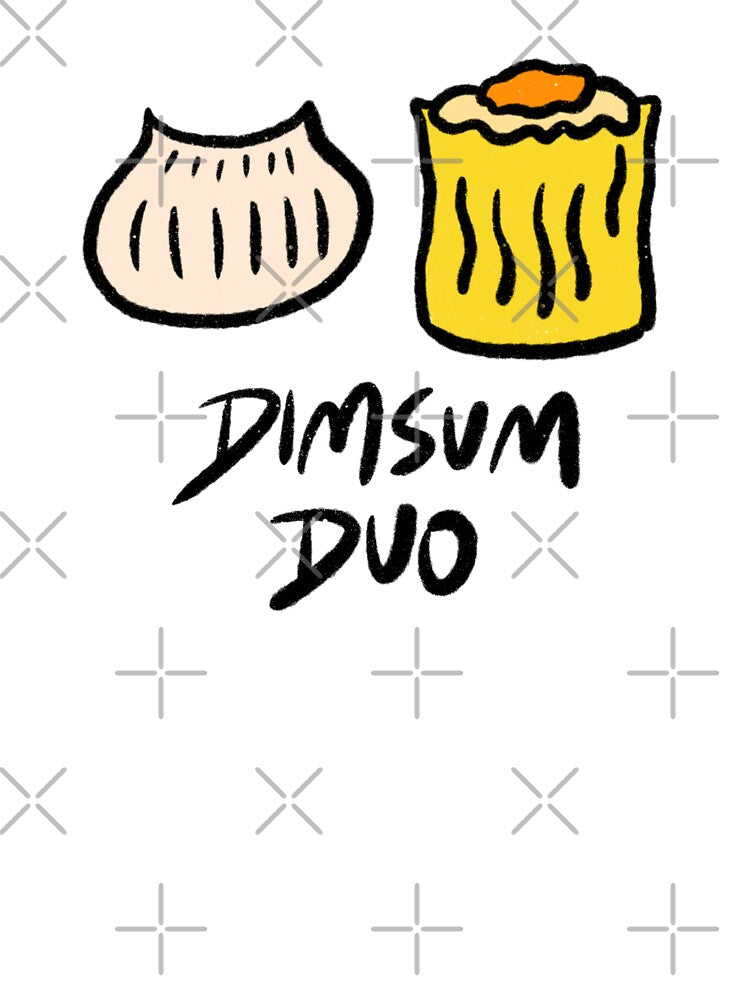 Dimsum Duo with Shrimp Dumpling and Siu Mai by bonniemamadraws