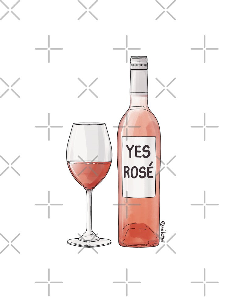 Wine lover bottle and glass by Milatoo