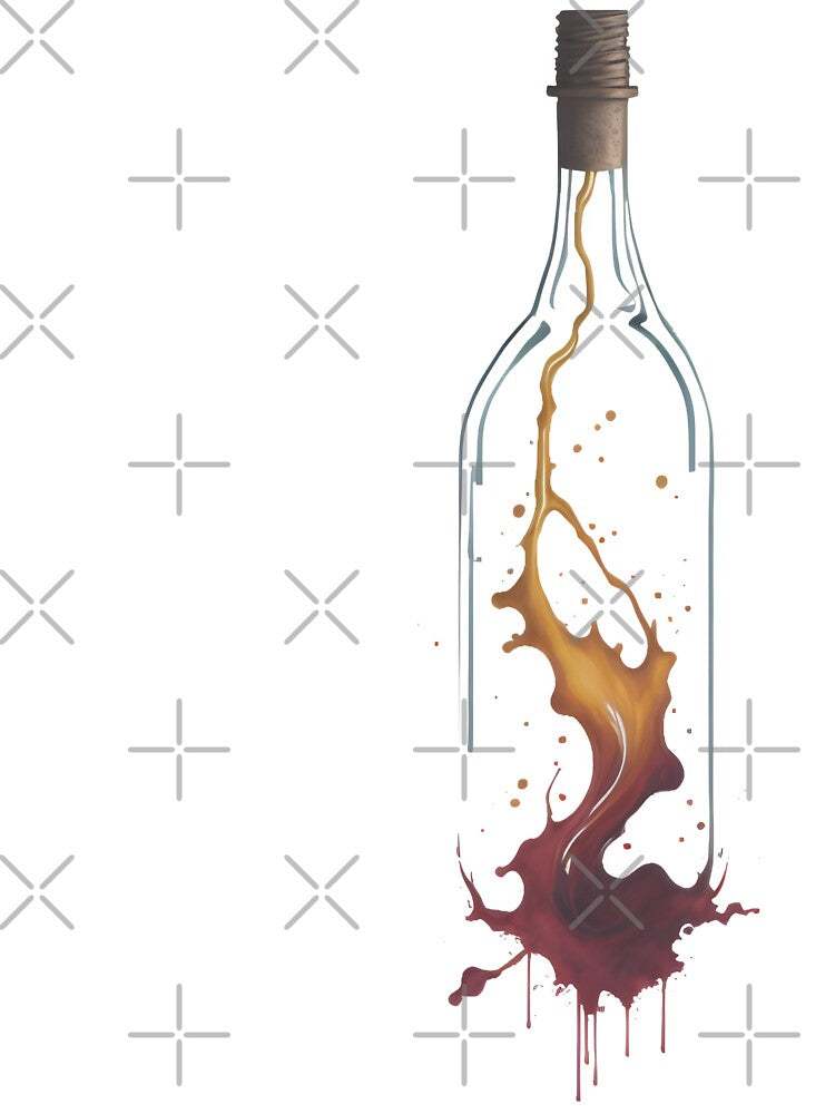 Outlined Color Splash Bottle by Cravio