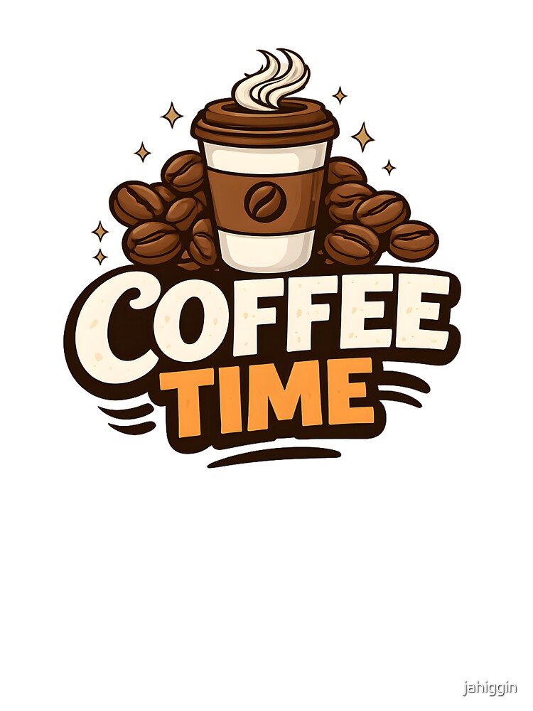 Coffee Time Retro Vintage Coffee Lover Design | Caffeine Addict Gift by jahiggin