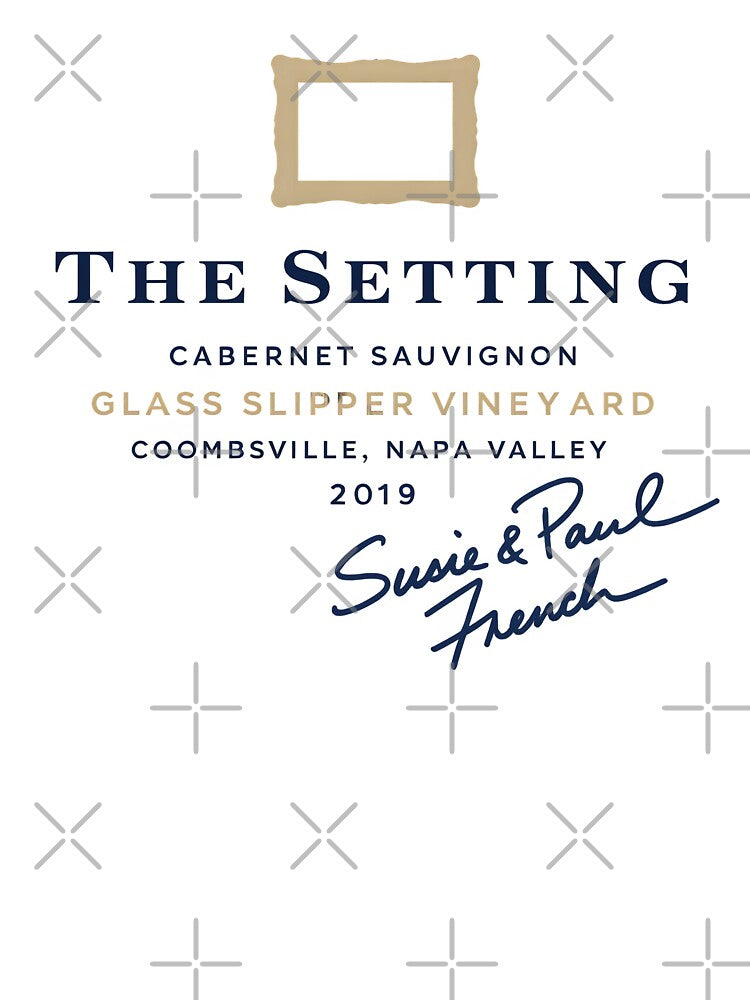 The Setting Wine Label - Cabernet Sauvignon - Glass Slipper Vineyard - Coombsville, Napa Valley 2019 by WAUZ