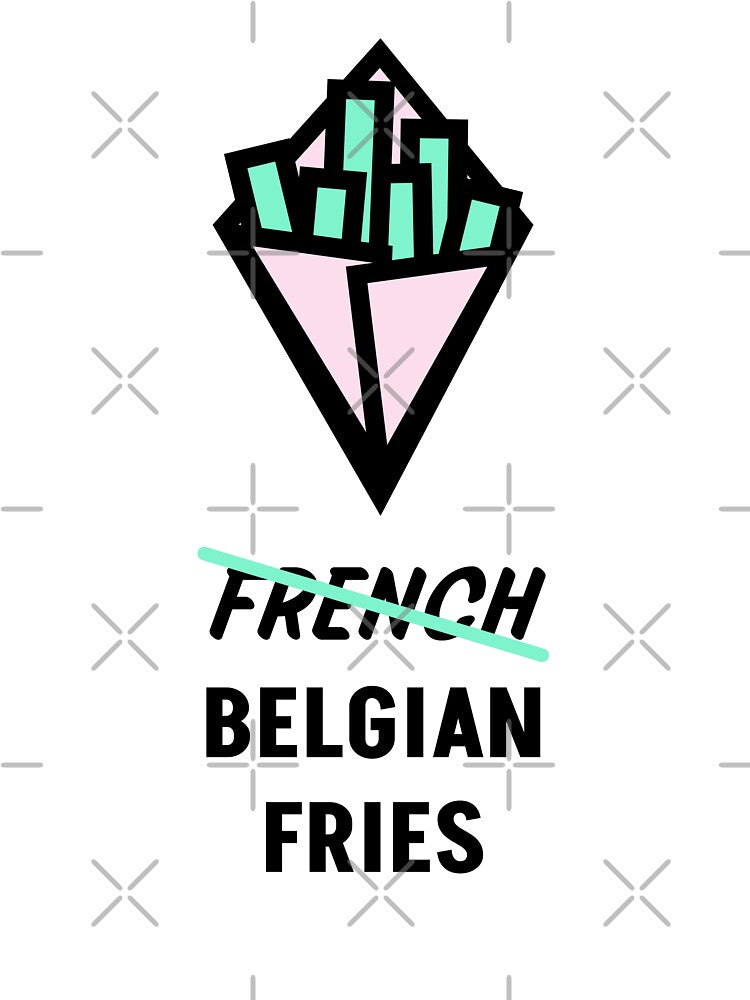 Belgian fries - cone from friterie by BelgianDrip