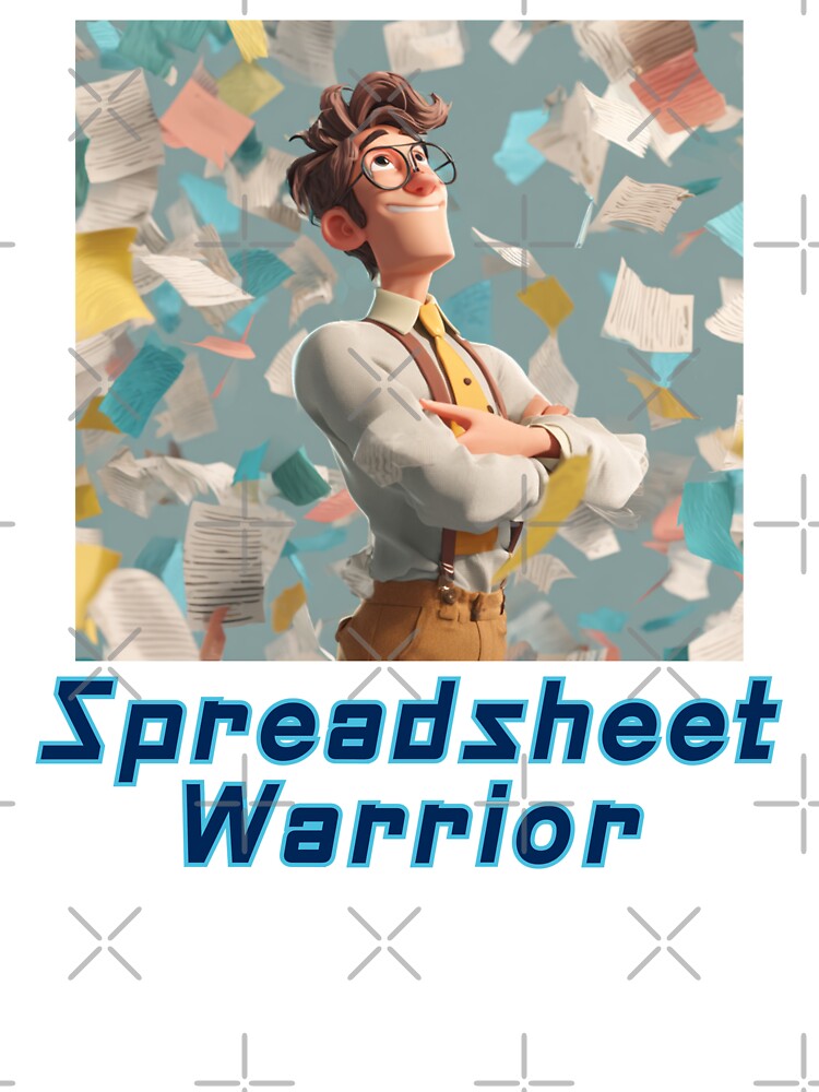 Spreadsheet Warrior by bubblyrainbow