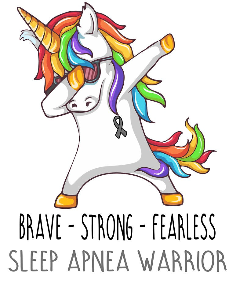 Sleep Apnea Warrior Brave Strong Fearless by deputylove