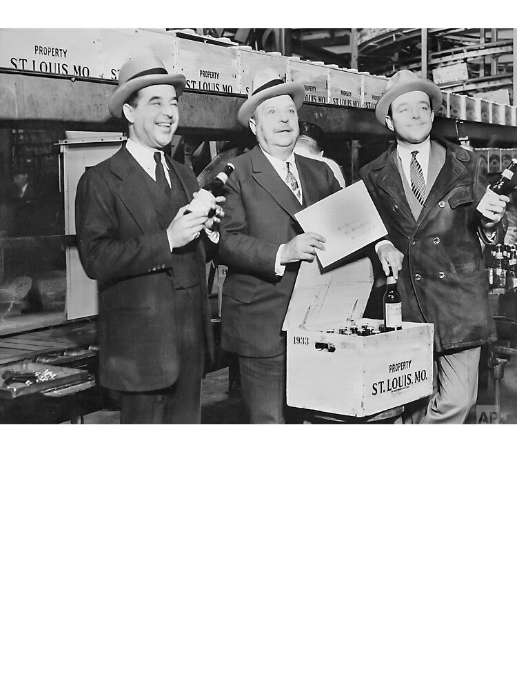 Beer Men, Prohibition, Beer Bottlers, Vintage Black and White Old Photo by IconicArchive