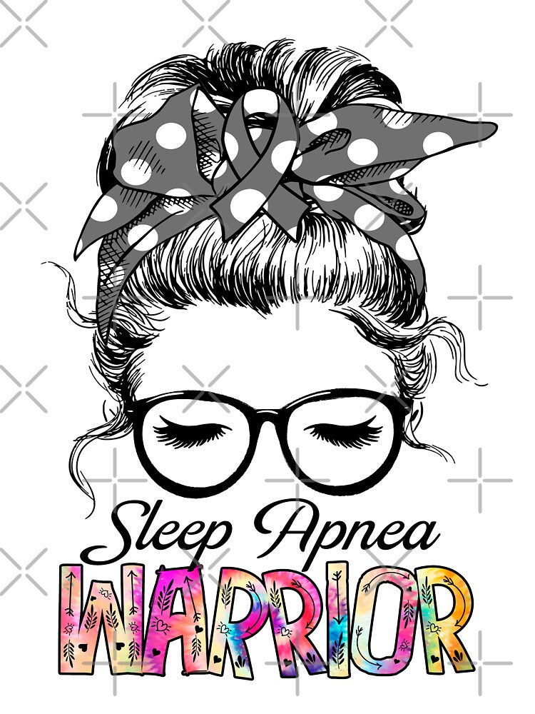 Sleep Apnea Awareness - Sleep Apnea Warrior - Support Sleep Apnea Gifts by Aaron309