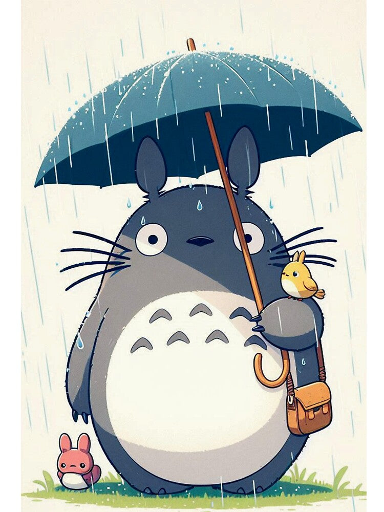 wall art totoro, Studio Ghibli-inspired magic by Med-th-ewolf