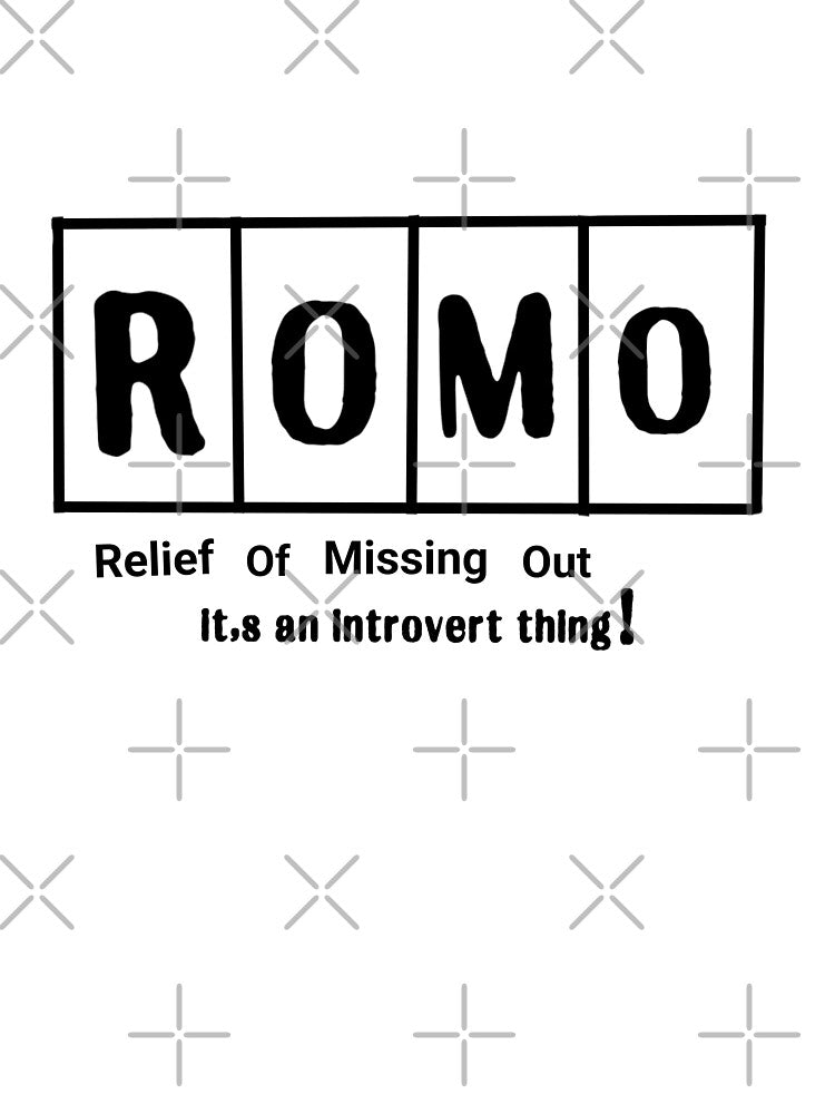 ROMO Relief Of Missing Out Introvert Gifts by MsArtyCrafts