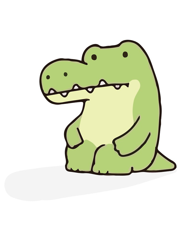 Cute lonely Croc by InkStation24