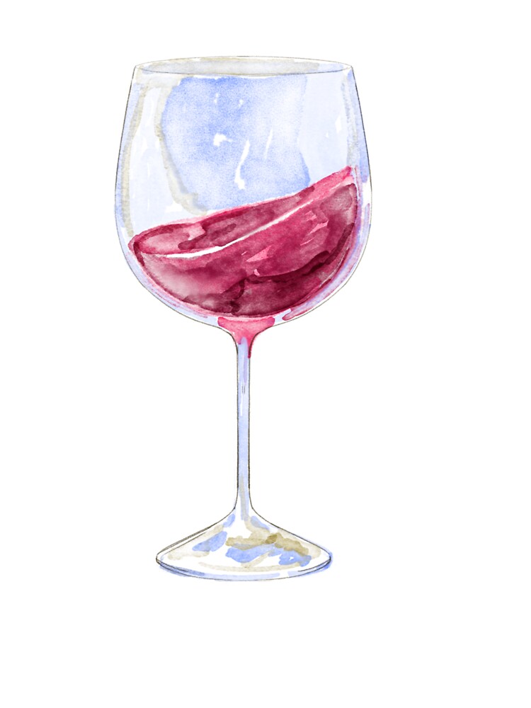 glass of red wine by artbyrosse