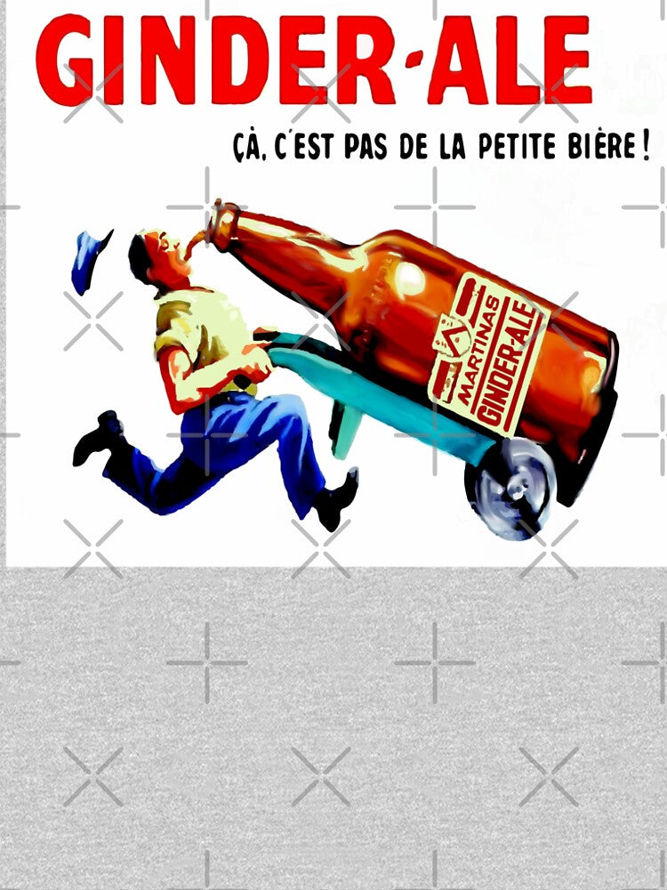 Reproduction of a 1950ies Mid century vintage beer publicity panel by RickTellon