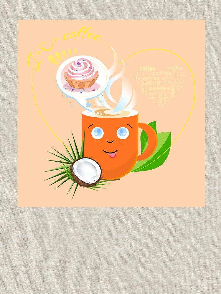 cup of coffee with muffin by amatiana